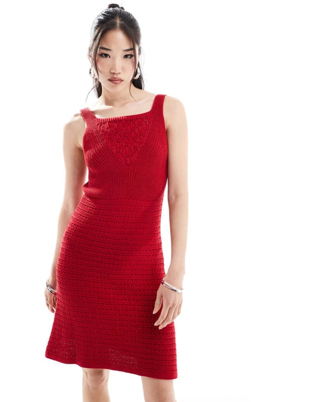 Dresses by Nobody's Child Double-tap worthy Square neck Sleeveless style Regular fitSold By: Asos
