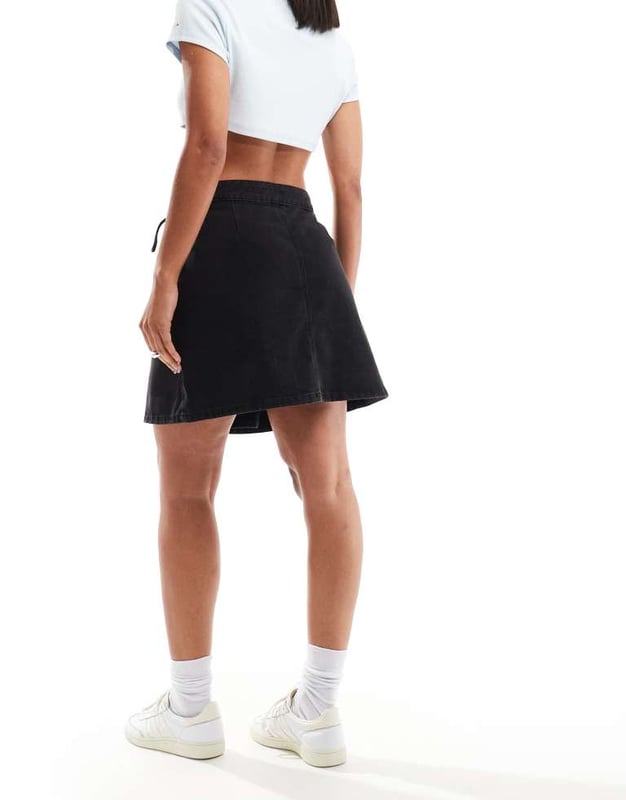 Skirts by ONLY Give your trousers a day off Mid rise Wrap front Tie waist Regular fitSold By: Asos