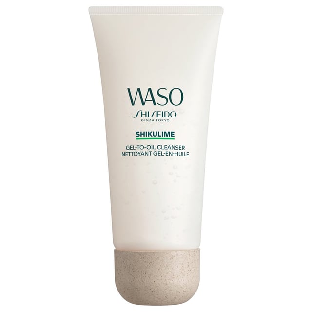 Discover the power of Shiseido Waso SHIKULIME Gel-to-Oil Cleanser, a luxurious treatment designed to effortlessly remove makeup while enhancing your skin's natural barrier. Enriched with Shikuwasa Lime extract, this innovative cleanser effectively eliminates impurities and excess sebum, leaving your skin feeling fresh and revitalized. Upon application, it transforms from a gel to a rich, silky oil that unveils a bright and clear complexion. For best results, use it every morning and evening: simply massage onto your face and rinse thoroughly for beautifully cleansed skin.