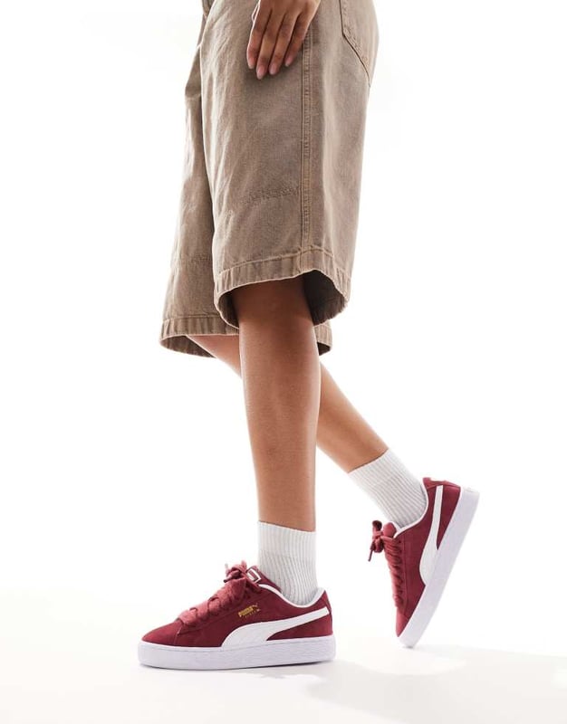 Shoes Burgundy Puma Clothing PUMA Basket Skate Men [369175] Maroon