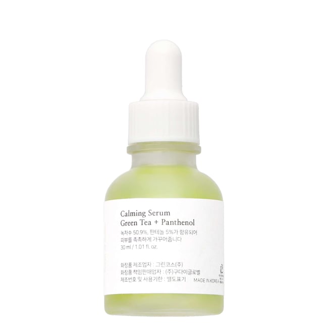 Experience the soothing power of Beauty of Joseon Calming Serum, infused with 50% Green Tea and 30% Mugwort, perfect for all skin types, including sensitive skin. This 30ml serum is designed to hydrate and calm your skin, providing relief from discomfort caused by UVA/UVB rays and environmental stressors. Enhanced with 5% Panthenol, it creates a protective moisture barrier while delivering deep hydration. Enjoy a radiant, refreshed complexion with this cruelty-free formula.