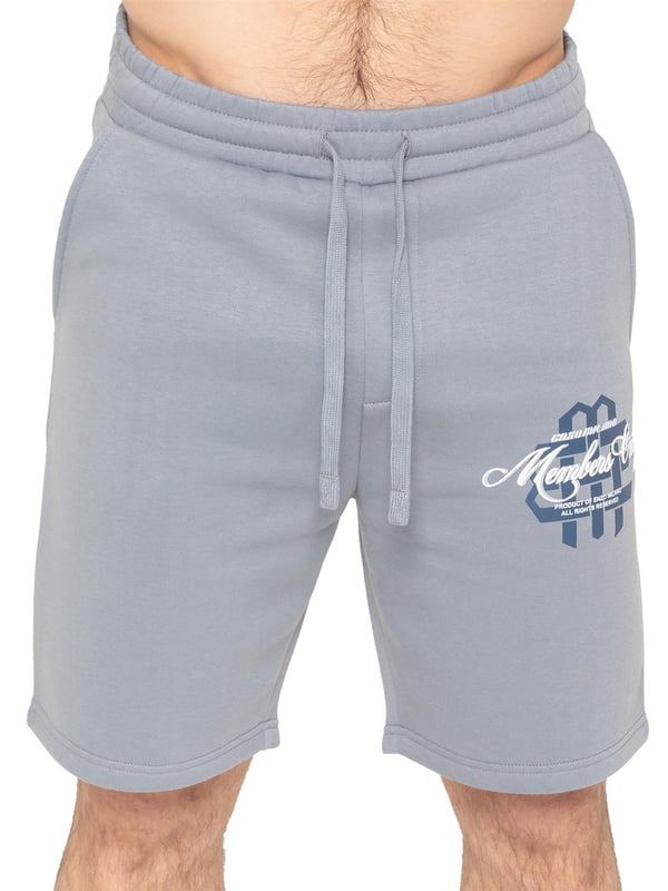 Step up your casual style with the Enzo Milano Men's Printed T-Shirt & Shorts Set. The regular-fit tee features bold "Members Only" puff prints on the front and back, with a ribbed crew neck for comfort and style. The matching fleece-lined shorts offer a relaxed fit, adjustable drawstring waist, and side pockets, finished with a striking puff print on the leg. Perfect for everyday wear with a modern streetwear edge.