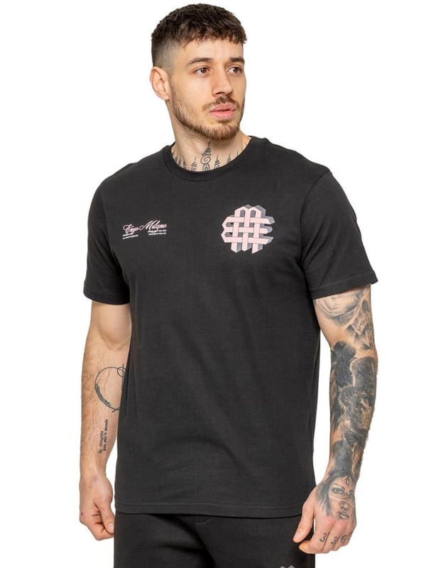 Stay stylish and comfortable with the Enzo Milano Men's Printed T-Shirt & Shorts Set. The cotton T-shirt features a bold puff print on the front and back, with a ribbed crew neck and regular fit for all-day ease. Paired with fleece-lined shorts, this set is perfect for casual days. The shorts offer a regular fit, elasticated waistband with drawstring, side pockets, and a matching puff print graphic for a standout look.