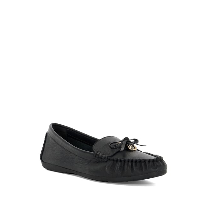 Comfortable and stylish, our Grovers leather moccasins feature an ornate bow trimmed with a gold logo and round jewelled charm. With a cushioned insole, slip them on for a casual day out or dress them up for smarter moments.