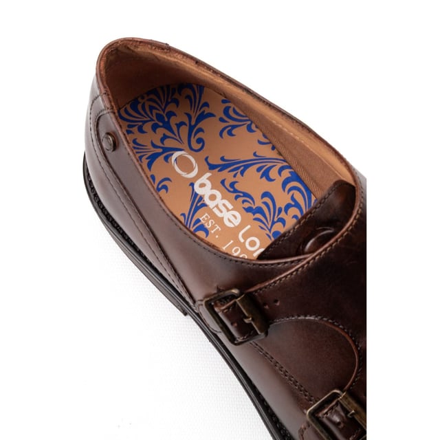 Up your style with Base London's 'Taper' double monk shoes. Crafted from quality leather, with an Ortholite insole and grippy rubber out-sole, they combine comfort and class. Perfect for shutting down the boardroom or owning the wedding dance floor.