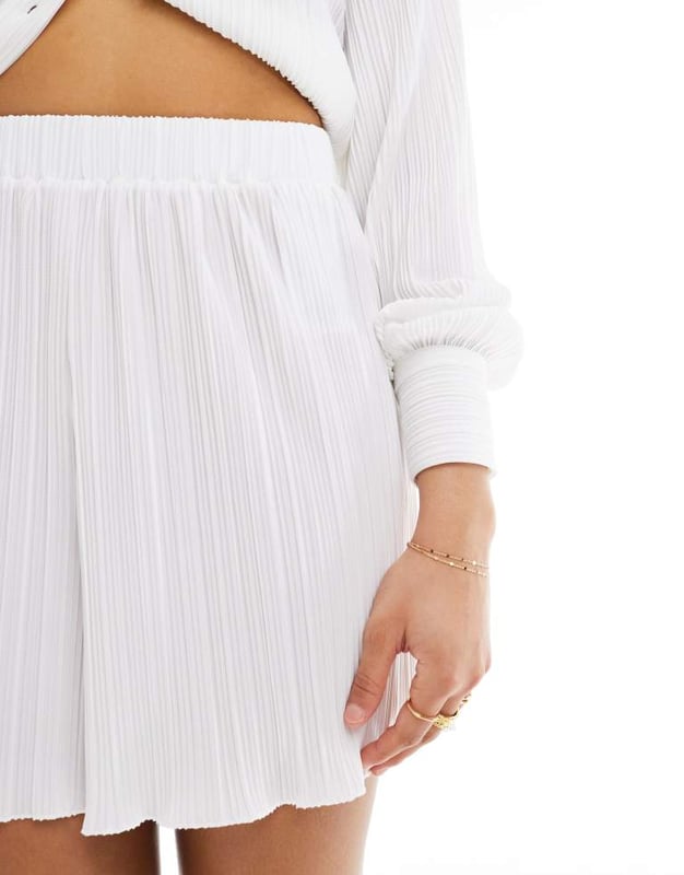Shorts by Y.A.S Part of a co-ord set Shirt sold separately High rise Elasticated waistband Regular fitSold By: Asos