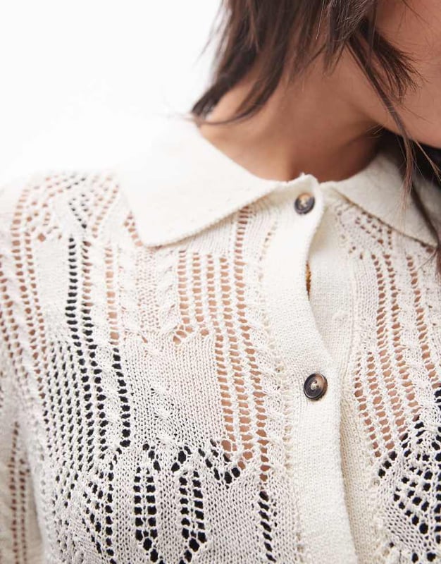 Tops by Topshop This is Topshop Spread collar Button placket Long sleeves Regular fitSold By: Asos