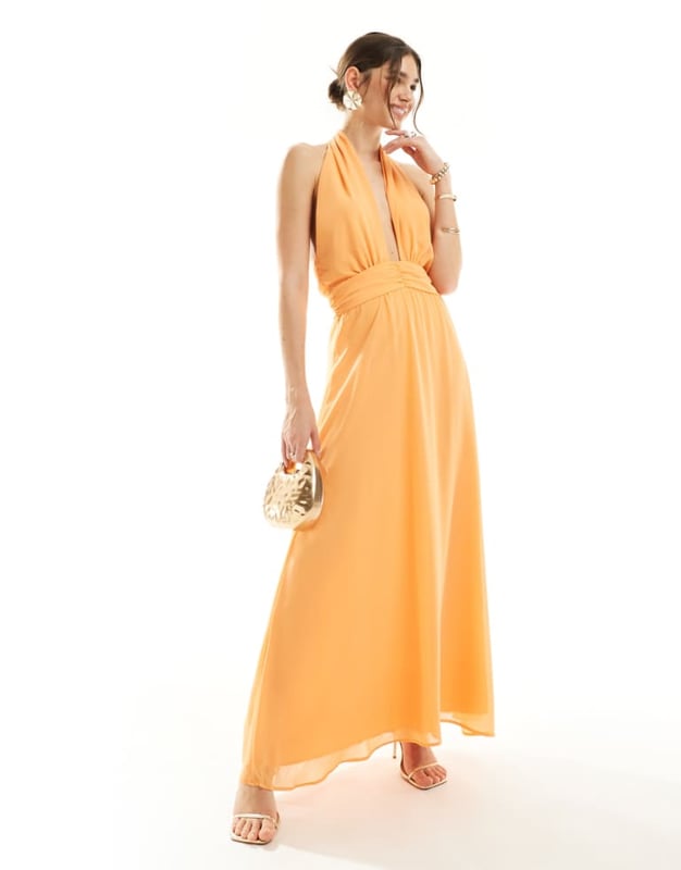 Dresses by Vero Moda Your basket called, it wants this Plain design Halterneck style Zip-back fastening Regular fitSold By: Asos