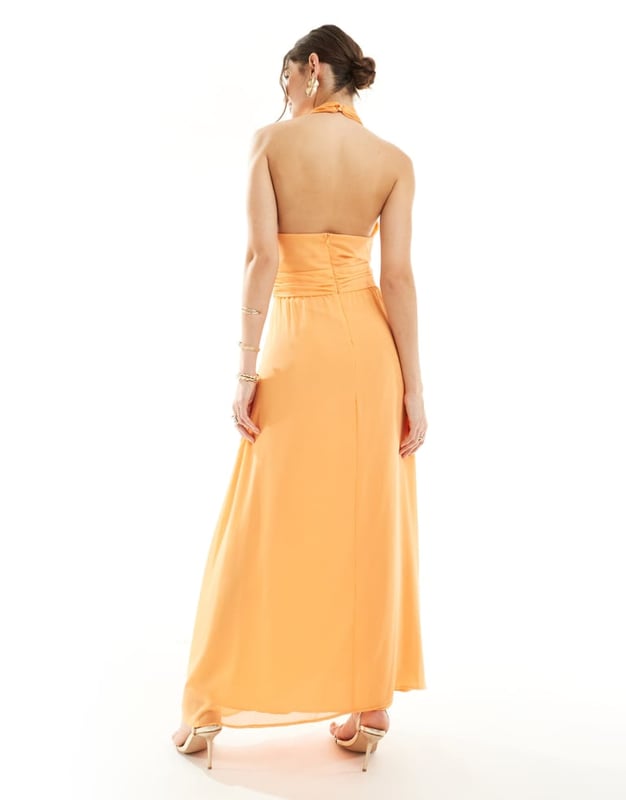 Dresses by Vero Moda Your basket called, it wants this Plain design Halterneck style Zip-back fastening Regular fitSold By: Asos