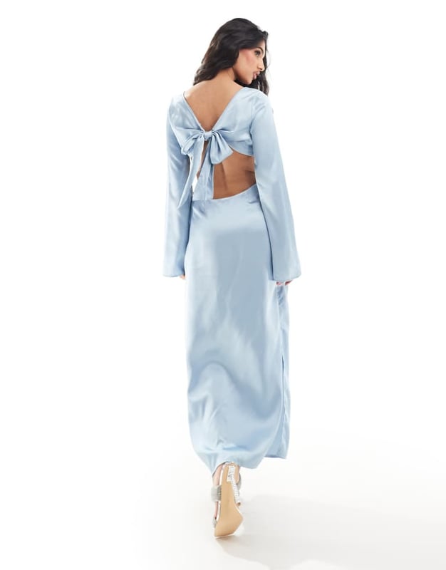Dresses by Kaiia Occasions made easy High neck Long sleeves Open, tie back Zip-side fastening Regular fitSold By: Asos