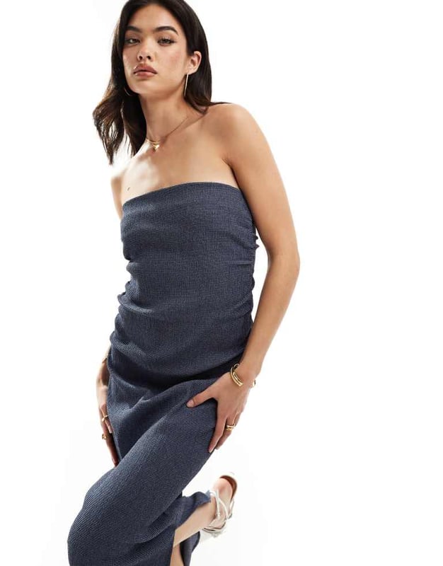 Dresses by Y.A.S For your weekend mood board Bandeau style Side split Slim fitSold By: Asos