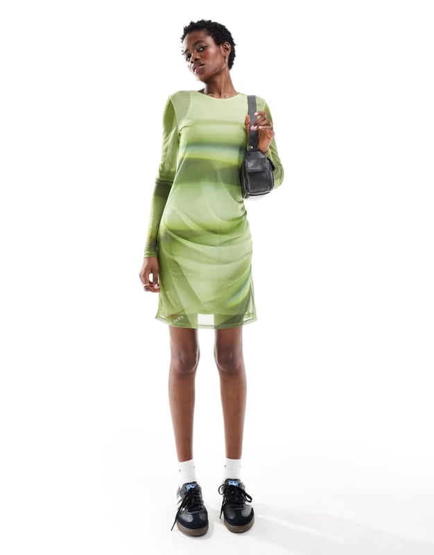 Dresses by Calvin Klein Jeans POV: you have plans Round neck Long sleeves Drape details Regular fitSold By: Asos