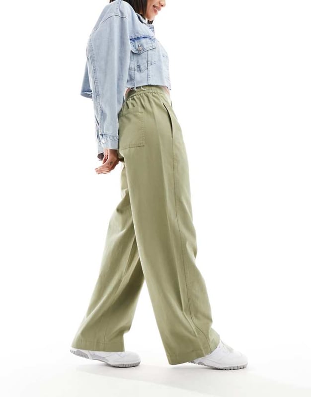 Trousers & Leggings by ASOS DESIGN These are going to be *well loved* High rise Stretch-back waistband Back pocket Relaxed fitSold By: Asos