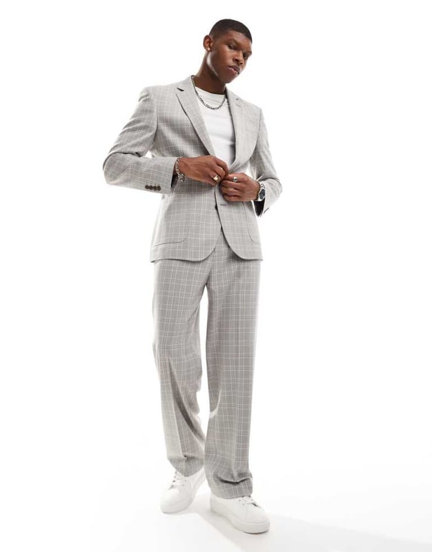 Suits by ASOS DESIGN Do the smart thing Notch lapels Two-button fastening Side pockets Oversized fitSold By: Asos