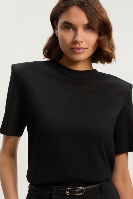 Power Shoulder Jersey T-Shirt