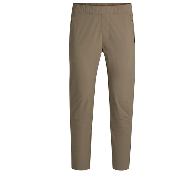 Mens BOSS T Basin Tapered-leg trousers in water-repellent stretch fabric in beigeThese BOSS Menswear tapered-fit trousers have adjustability at the waist and hems. Expand your wardrobe with this versatile pair crafted in stretch material with water repellency.- Elasticated waistband with inner drawcord- Zipped front pockets- Tapered leg- Snap buttons on hem- Technical 4-way stretch for maximum freedom of movement- Quick-dry  water-repellent and easy iron.- Main material: 90% Polyamide  10% Elastane.  Pocketing: 100% Polyester.  Machine washable.- Ref: 50529668-334