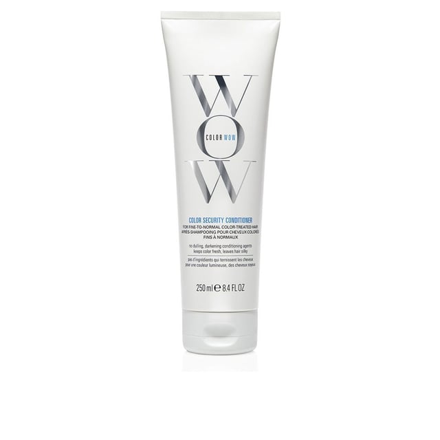 Experience the ultimate hydration for your hair with Color Wow Color Security Conditioner. Infused with nourishing argan oil, this conditioner enhances manageability, making detangling effortless while delivering a stunning glossy finish. Ideal for fine to normal hair, it revitalizes your locks without weighing them down. As a cruelty-free brand, Color Wow ensures your beauty routine is kind to animals. To use, simply apply to freshly shampooed hair, massage, and rinse thoroughly for beautifully conditioned hair.