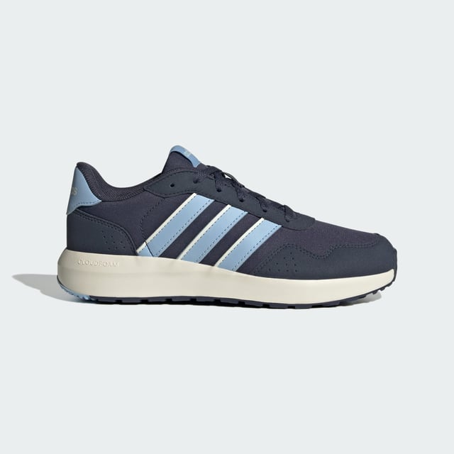 Action-packed days are no problem for these juniors' adidas sneakers. The flexible upper lets you move while a soft lining supports the foot. Cloudfoam cushioning feels springy and responsive and a durable rubber outsole grips the ground to keep up with quick cuts and changes in direction. By choosing recycled, adidas are able to reuse materials that have already been created, which helps to reduce waste. Renewable materials choices will help us to remove our reliance on finite resources. Our products made with a blend of recycled and renewable materials feature at least 20% total of these materials.  - Regular fit - Lace closure - Nylon upper with synthetic suede overlays - Textile lining - Cloudfoam midsole - Rubber outsole - Contains a minimum of 20% recycled and renewable content  Shipped by adidas