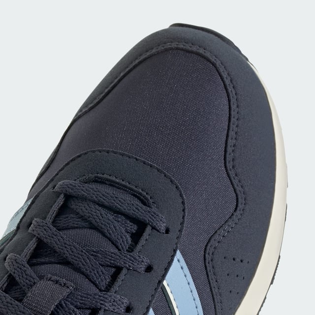 Action-packed days are no problem for these juniors' adidas sneakers. The flexible upper lets you move while a soft lining supports the foot. Cloudfoam cushioning feels springy and responsive and a durable rubber outsole grips the ground to keep up with quick cuts and changes in direction. By choosing recycled, adidas are able to reuse materials that have already been created, which helps to reduce waste. Renewable materials choices will help us to remove our reliance on finite resources. Our products made with a blend of recycled and renewable materials feature at least 20% total of these materials.  - Regular fit - Lace closure - Nylon upper with synthetic suede overlays - Textile lining - Cloudfoam midsole - Rubber outsole - Contains a minimum of 20% recycled and renewable content  Shipped by adidas