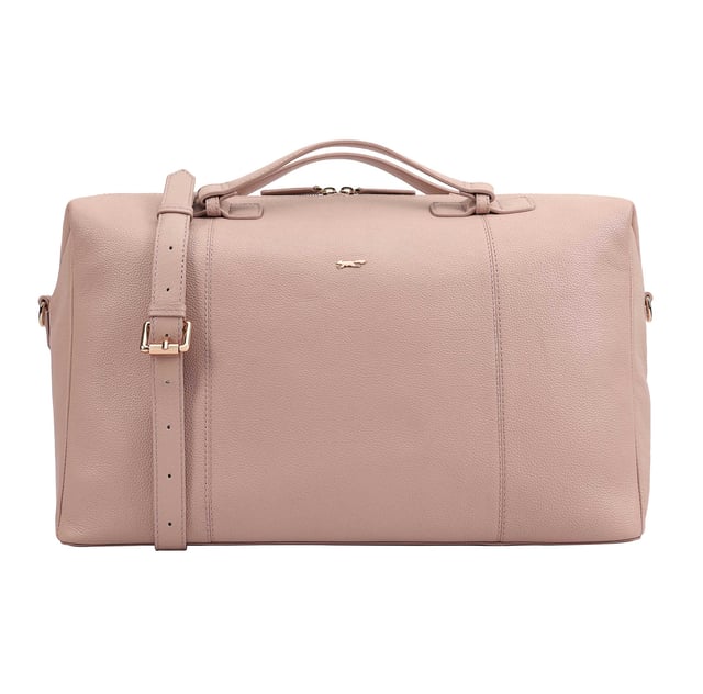 This Paul Costelloe ODELIA Weekend/Duffle Bag benefits from having top handles and an adjustable shoulder strap so you can wear it however you find most comfortable! Roomy enough for all your overnight essentials. It is sturdy yet light to carry. Perfect for long weekend stay or as a hospital bag for you and the new baby. Designed with one large main compartment as well as a secure interior pockets, it can hold all your essentials with ease.
