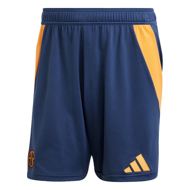 Classic AS Roma with a modern twist. These adidas third kit shorts borrow colours from iconic club kits before applying a contemporary finish for a football look that fits in everywhere. A 1930s-era badge is the star of the show. But it's the 21st-century AEROREADY tech working in the background that makes them feel as good as they look.This product is made with 100% recycled materials. By reusing materials that have already been created, adidas help to reduce waste and our reliance on finite resources and reduce the footprint of the products adidas make.  - Regular fit - Drawcord on elastic waist - 100% polyester (recycled) - AEROREADY - AS Roma woven crest  Shipped by adidas
