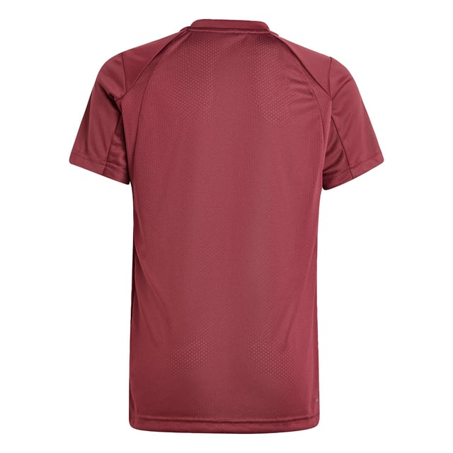 The Club tennis collection ensures you have all the right gear when you hit the court. Perfect for action-packed matches, this juniors' tee supports the biggest shots with its shoulder-freeing FreeLift construction. CLIMACOOL wicks and disperses sweat for cool, dry and distraction-free performance. A 3 Bar Logo on the chest adds a splash of adidas style.CLIMACOOL helps you manage sweat with materials that wick and manage sweat quickly. Its fast-dry fibres give you a fresh-skin feel.This product is made with 100% recycled materials. By reusing materials that have already been created, adidas help to reduce waste and our reliance on finite resources and reduce the footprint of the products adidas make.  - Regular fit - Crewneck - 100% polyester (recycled) - CLIMACOOL - FreeLift Design - Underarm gusset  Shipped by adidas