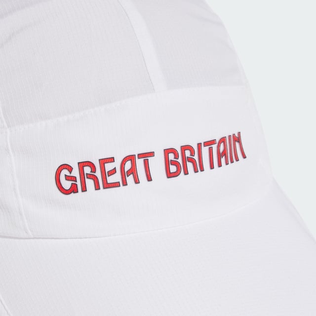 Team GB Running Cap Stay cool as you clock up the miles in this Team GB running cap from adidas. Whether you're hitting the track or pounding the pavement, this cap will keep you cool and focused thanks to HEAT.RDY and a visor that can flip up to offer more airflow. Printed team details show you proudly back UK sport.This product is made with at least 50% recycled materials. By reusing materials that have already been created, adidas help to reduce waste and our reliance on finite resources and reduce the footprint of the products adidas make. - 100% polyester (recycled) - HEAT.RDY - Adjustable brim - Adjustable back closure - Reflective details - Team GB screenprinted graphics Shipped by adidas