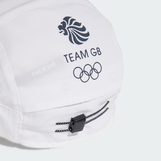 Team GB Running Cap Stay cool as you clock up the miles in this Team GB running cap from adidas. Whether you're hitting the track or pounding the pavement, this cap will keep you cool and focused thanks to HEAT.RDY and a visor that can flip up to offer more airflow. Printed team details show you proudly back UK sport.This product is made with at least 50% recycled materials. By reusing materials that have already been created, adidas help to reduce waste and our reliance on finite resources and reduce the footprint of the products adidas make. - 100% polyester (recycled) - HEAT.RDY - Adjustable brim - Adjustable back closure - Reflective details - Team GB screenprinted graphics Shipped by adidas