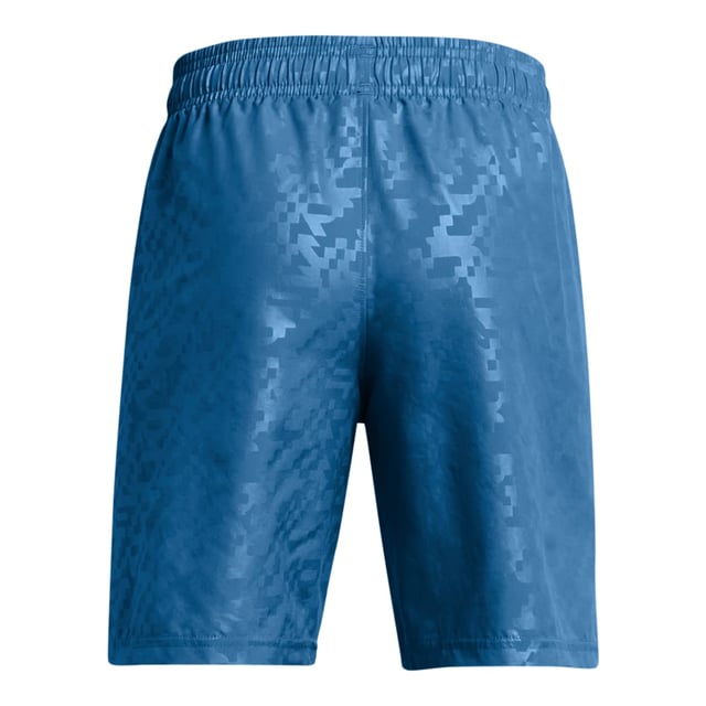 Boy's Under Armour Juniors Woven Camo Shorts in Blue Elasticated waistband.Side pockets.Sweat-wicking tech built-in to keep you comfy and dry.Under armour branding to the leg.Relaxed fit.