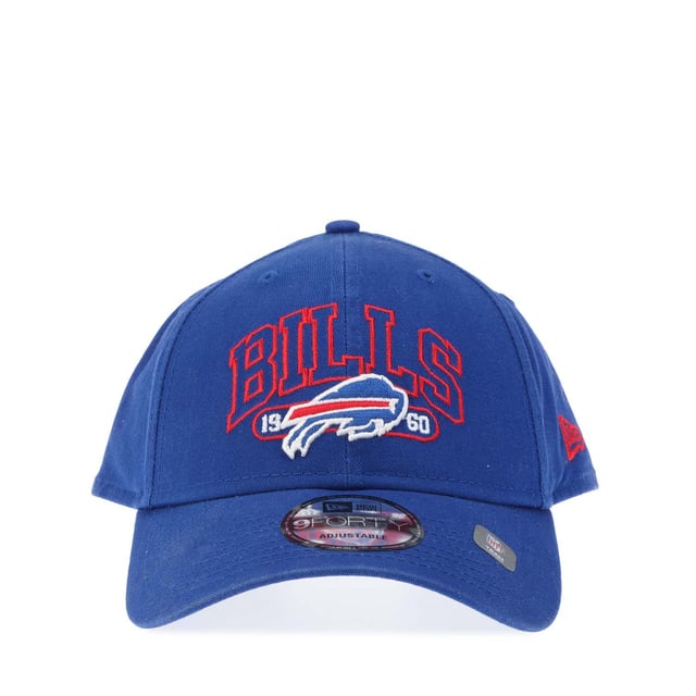 Mens New Era Buffalo Bills 9FORTY Outline Cap in blue.- Strapback closure.- Curved peak.- Logo embroidered to the front.- New Era flag embroidered in red to the left side.- 100% Cotton.- Ref: 603715240.090  bangladesh
