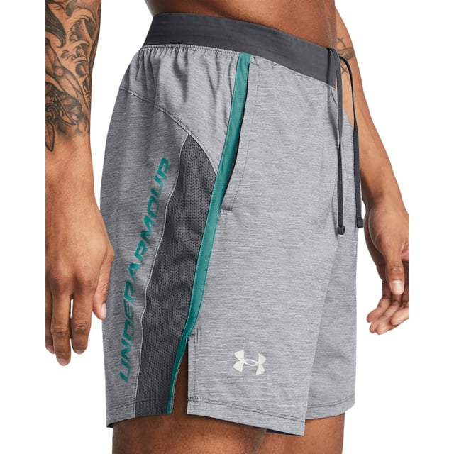 Soft knit waistband with internal drawcord for ultimate comfort & a secure fit.Open hand pockets with right-side internal phone pocket.Internal mesh liner provides added coverage & support.Super-breathable mesh panels provide enhanced ventilation.Woven fabric is lightweight  comfortable & durable.Material wicks sweat & dries really fast.Main body fabric contains at least 90%* recycled polyester  excluding trims & embellishments.