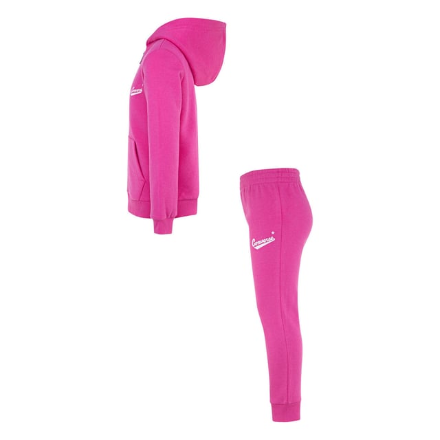 Lined hood.Zip fastening.Side pockets.Ribbed cuffs and hem.Elasticated waistband.Ribbed cuffs.Printed branding.