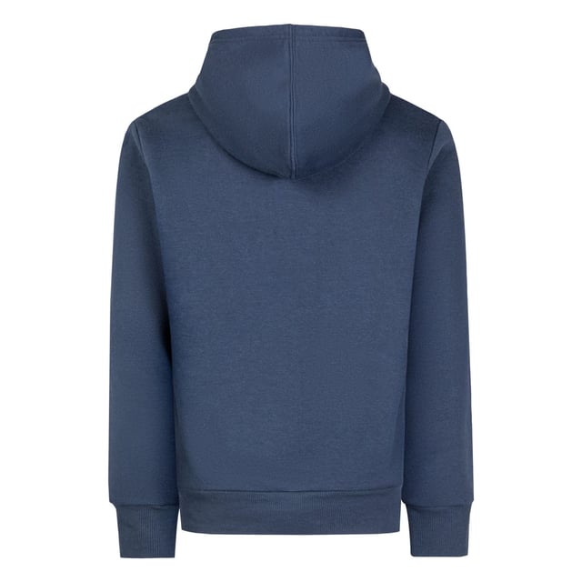 Fixed hood.Kangaroo pocket.Ribbed cuffs and hem.Printed logo.