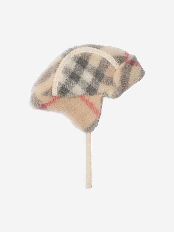 Introducing the Baby Turner Check Hat by Burberry Kids, a quintessential piece for SS2025. Exuding timeless elegance in classic beige, this hat promises both style and functionality for Baby, Baby Boy, Baby Girl, Boy, and Girl. Revel in its unique attributes Iconic Check Design Features Burberrys celebrated check pattern, ensuring your child stands out with a sophisticated flair. Premium Comfort Crafted from luxurious, soft fabric for all-day comfort. Versatile Style Perfectly complements both casual and formal attire. Elevate your child's wardrobe with this exquisite accessory!
