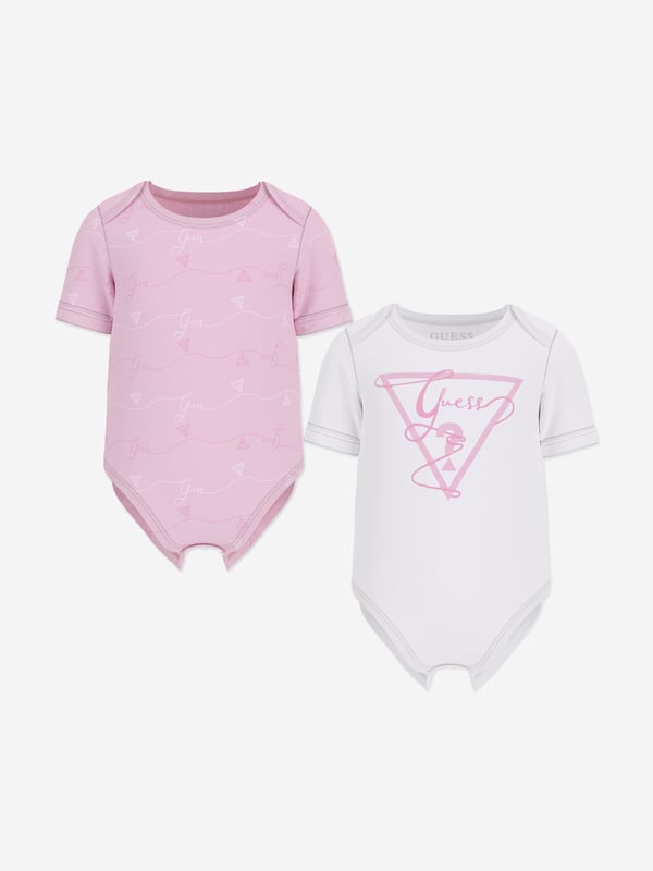Introducing the exquisite Baby Girls Bodysuit Set in Pink by Guess, a quintessential addition to your little darling's wardrobe for SS2025. Perfectly blending elegance with comfort, here are the splendid features Captivating Pink Hue A soft, charming pink that complements her delightful glow. Luxurious Comfort Crafted from premium fabrics to ensure your angel enjoys supreme softness. Distinguished Design Chic detailing and Guess's signature style make this bodysuit a trendsetter.Revitalize your baby girl's collection with this elegant set. Order now and elevate her style!