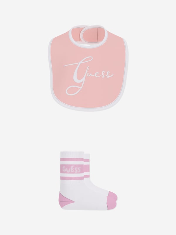 Introducing the exquisite Baby Girls Bodysuit Set in Pink by Guess, a quintessential addition to your little darling's wardrobe for SS2025. Perfectly blending elegance with comfort, here are the splendid features Captivating Pink Hue A soft, charming pink that complements her delightful glow. Luxurious Comfort Crafted from premium fabrics to ensure your angel enjoys supreme softness. Distinguished Design Chic detailing and Guess's signature style make this bodysuit a trendsetter.Revitalize your baby girl's collection with this elegant set. Order now and elevate her style!