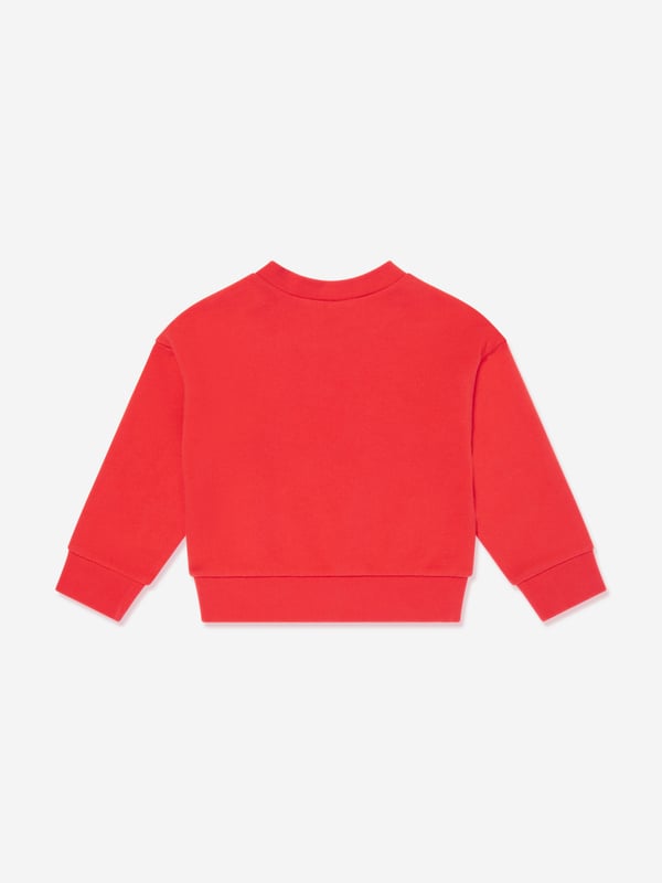 Marni's vintage archives are incorporated with care and spellbinding craftsmanship. This baby unisex sweatshirt has a striking print of a drawn giraffe on the front. Long Sleeves Snap Button Closure Ribbed Construction Crew Neck 100 Cotton