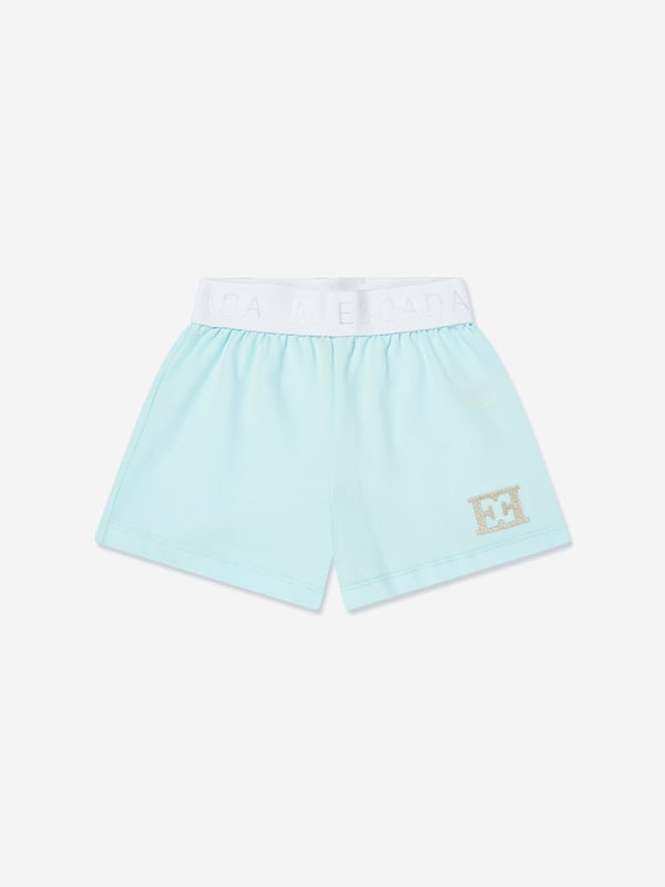 Introducing the enchanting Baby Girls Embroidered Logo Shorts in Blue by Escada, a quintessential addition to her SS2025 wardrobe. Crafted with meticulous attention to detail, these shorts exemplify luxury and charm for any young lady. Highlight features include Exquisite Embroidery Featuring the iconic Escada logo beautifully stitched, embodying elegance. Premium Fabric Constructed from superior quality materials, ensuring comfort and durability. Striking Blue Hue A vibrant blue colour makes these shorts a versatile and stylish choice.Elevate her collection with these striking Escada shorts a blend of sophistication and playfulness.