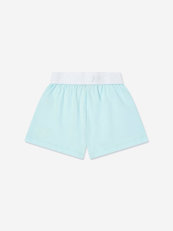 Introducing the enchanting Baby Girls Embroidered Logo Shorts in Blue by Escada, a quintessential addition to her SS2025 wardrobe. Crafted with meticulous attention to detail, these shorts exemplify luxury and charm for any young lady. Highlight features include Exquisite Embroidery Featuring the iconic Escada logo beautifully stitched, embodying elegance. Premium Fabric Constructed from superior quality materials, ensuring comfort and durability. Striking Blue Hue A vibrant blue colour makes these shorts a versatile and stylish choice.Elevate her collection with these striking Escada shorts a blend of sophistication and playfulness.