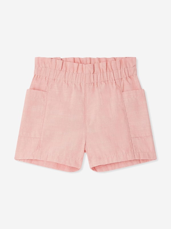 Introducing the exquisite Baby Girls Nougat Shorts in Pink by Bonpoint, a quintessential addition to your little one's SS2025 wardrobe. Stylish yet comfortable, these shorts promise to enchant and delight Luxurious Comfort Crafted from premium fabrics, ensuring a gentle touch against delicate skin. Signature Colour Dressed in a delightful pink hue, perfect for adding a splash of cheer. Elevated Style Chic design melds with functional elegance, suitable for playdates or picnics.Revitalise her summer look with Bonpoint's enchanting creation. Order now and make her season unforgettable!