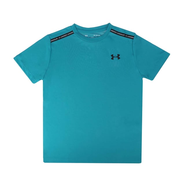 Juniors Under Armour Tech T-Shirt in green.- Round neck.- Short sleeves.- UA Tech™ fabric is quick-drying  ultra-soft & has a more natural feel.- Material wicks sweat & dries really fast.- New  streamlined fit & shaped hem.- 100% Recycled Polyester.- Ref: 1385098722