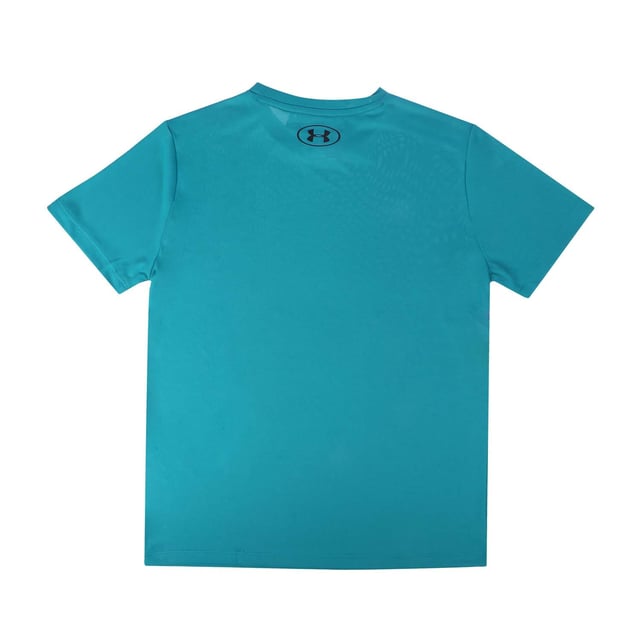 Juniors Under Armour Tech T-Shirt in green.- Round neck.- Short sleeves.- UA Tech™ fabric is quick-drying  ultra-soft & has a more natural feel.- Material wicks sweat & dries really fast.- New  streamlined fit & shaped hem.- 100% Recycled Polyester.- Ref: 1385098722