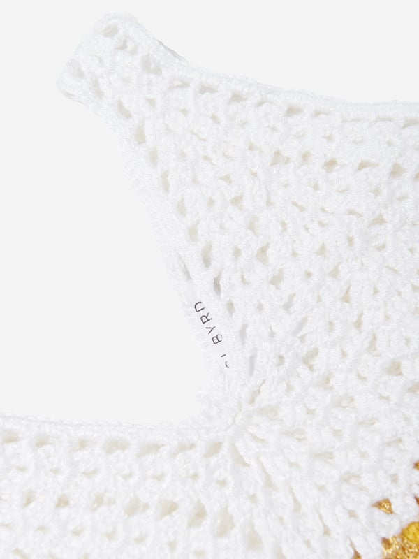Introducing the Girls Lavera Crop Top in White by nessi byrda chic staple for SS2025. Tailored for fashion-forward young ladies, this piece epitomises both elegance and comfort. Key features include Exquisite Design Clean, minimalist, and perfectly cut for an on-trend look. Premium Fabric Crafted from luxurious materials, ensuring softness and durability. Versatile Style Effortlessly pairs with skirts or trousers for a polished ensemble.Refresh your Girl's wardrobe with this stunning crop top. Order now for undeniable style!