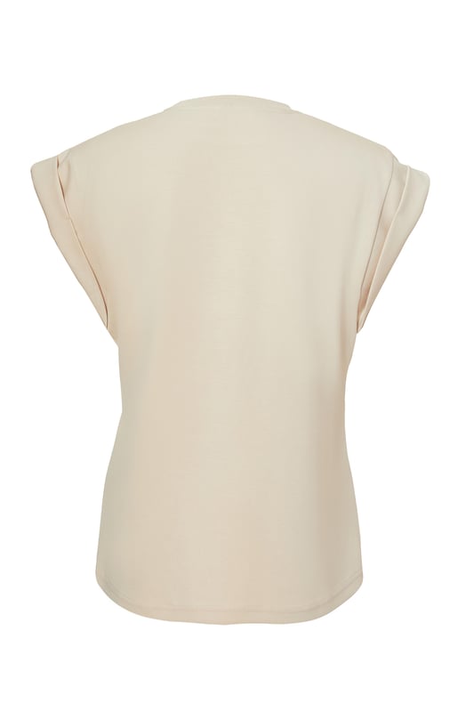 - Cap sleeves - Boxy fit - Longline - Model height: 5'8" - Model wears uk 8 / us 4 / eur 36 - Always check the wash care label - Cool hand wash with mild detergent