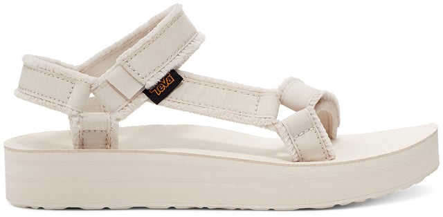 TEVA WOMENS MIDFORM UNIVERSAL CANVAS BIRCH Amp up your summer with this metallic studded stunner. Cut from premium leather, our ultra-soft straps have been embellished with studs and paired with a cushy EVA footbed and roam-ready rubber sole to tackle wherever the day takes you