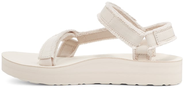 TEVA WOMENS MIDFORM UNIVERSAL CANVAS BIRCH Amp up your summer with this metallic studded stunner. Cut from premium leather, our ultra-soft straps have been embellished with studs and paired with a cushy EVA footbed and roam-ready rubber sole to tackle wherever the day takes you