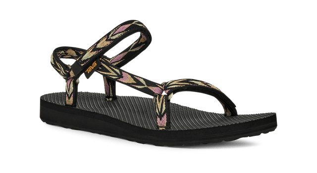 TEVA WOMENS ORIGINAL UNIVERSAL SLIM ARCHIVE WINGS ROOT A minimalist style made for everyday wear, this silhouette cues up luxe leather straps to deliver a sleek, strappy summer sandal. A pared-back version of Teva’s timeless adventure icon, this update is ready to tackle sunshine-filled adventures.
