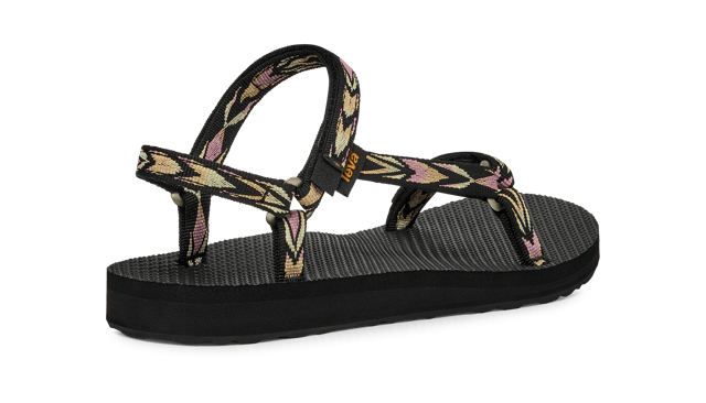 TEVA WOMENS ORIGINAL UNIVERSAL SLIM ARCHIVE WINGS ROOT A minimalist style made for everyday wear, this silhouette cues up luxe leather straps to deliver a sleek, strappy summer sandal. A pared-back version of Teva’s timeless adventure icon, this update is ready to tackle sunshine-filled adventures.