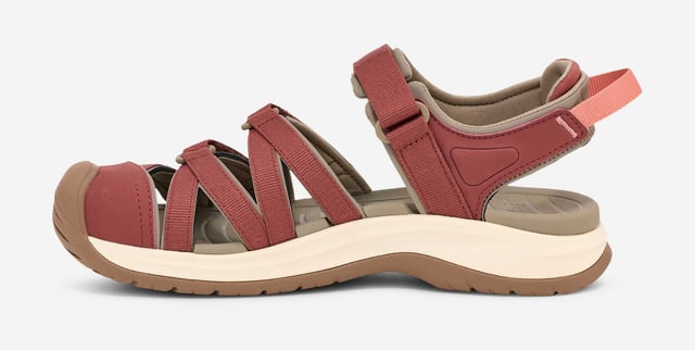 TEVA WOMENS TIRRA SPORT CT MAHOGANY Fine tuned for your foot, the multi-purpose women’s Tirra brings crazy comfort to the adventure of your choosing.