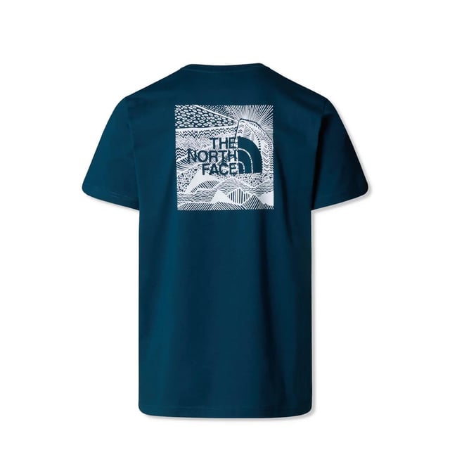 Regular fit: This garment is true to size for an easy, comfortable fit. Introduced in 2015 to celebrate the re-launch of our iconic Mountain Jacket, the Redbox Celebration T-Shirt has been so popular since then that it's become a permanent part of The North Face® collection. That's not surprising, really; being made from medium-weight 100% cotton, it's the definition of easy-going comfort. Fabric : 100% Cotton FEATURES Water-based central graphic on the back Ribbed collar TNF logo on the chest